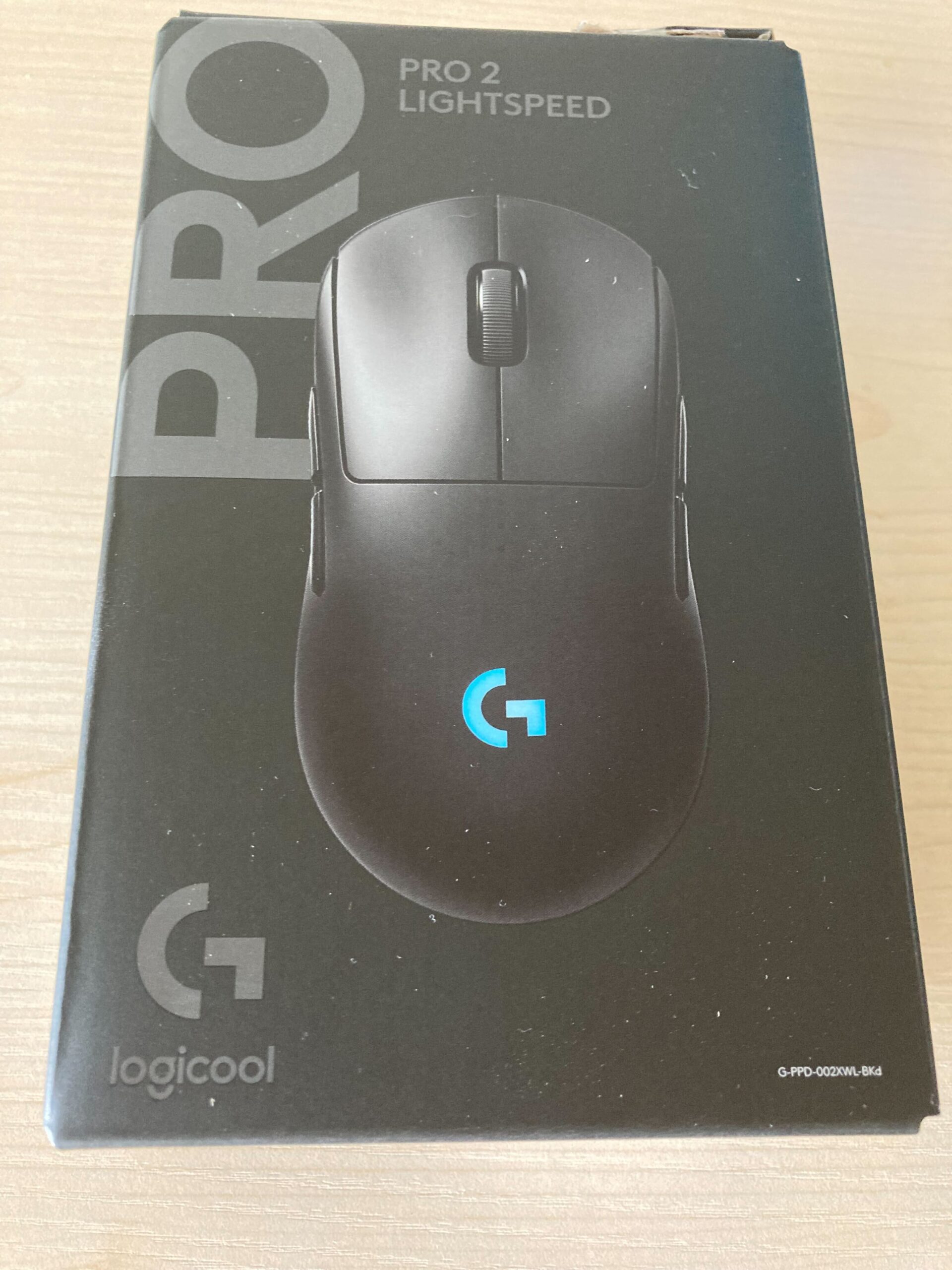 G PRO X SUPERLIGHT 2の箱の画像